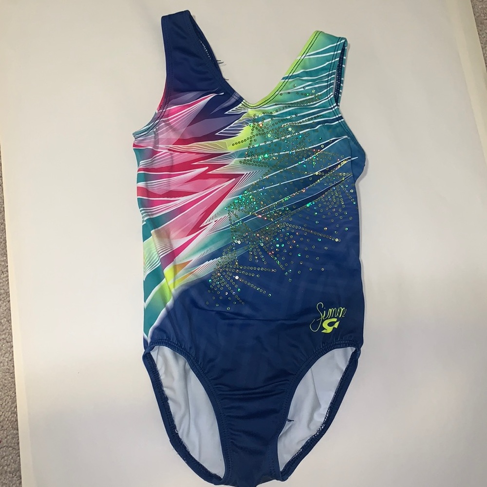 simone bikes gk leotard gently used size 10